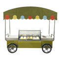 high quality electric mobile supermarket push ice cream cart for sale